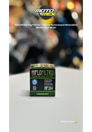 Honda Vfr 800/abs Vfr 800x Crossrunner X-adv 750 Uyumlu Hiflo Hf204 Yağ Filtresi