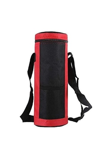 Ryı-su Şişesi Soğutucu Çanta Evrensel Su Şişesi Tutucu Yüksek Kapasiteli Yalıtımlı Soğutucu Çanta Açık Hava Kamp Yürüyüşü İçin, Kırmızı. Çok Renkli