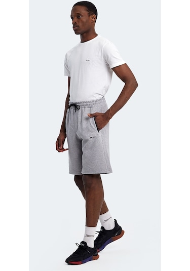 Slazenger KAARLO Erkek Cepli Gri Şort