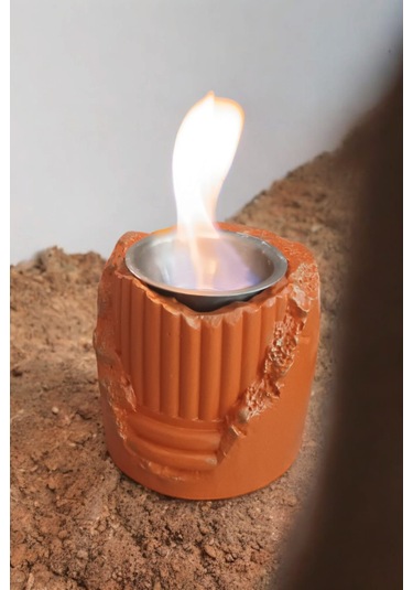 Şık Ve Dekoratif Ateş Çukuru Turuncu