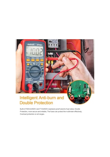 Astroai Dijital Multimetre 4000 Counts Test Cihazi Dt132a