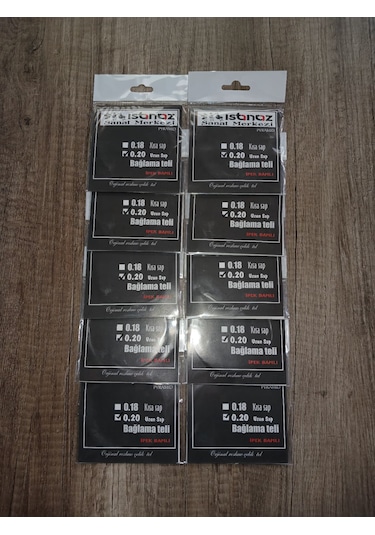 Istanaz 0.20 Uzun Sap Bağlama Teli 10'lu Set