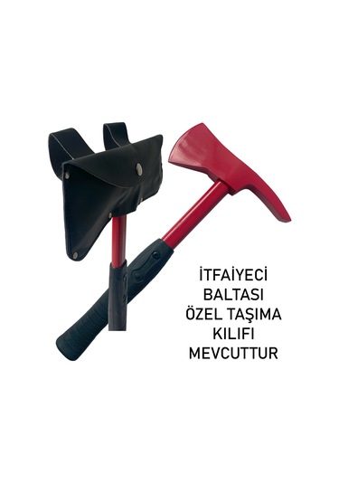 İtfaiyeci Tipi Yangın Baltası-özel Taşıma Kılıfı Mevcut-fire Axe