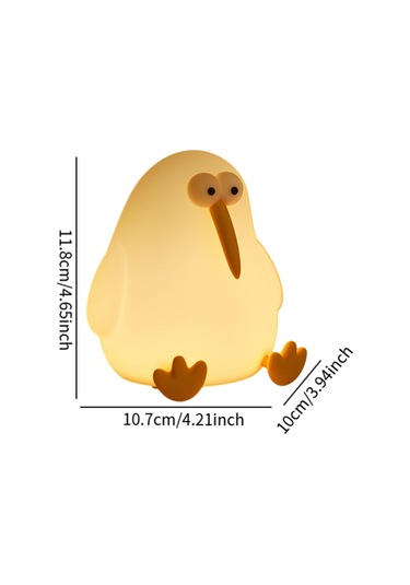 Suntek Karikatür Gece Lambası Dekoru Masa Üstü Emzirme Oturma Sıcak Sarı Işık