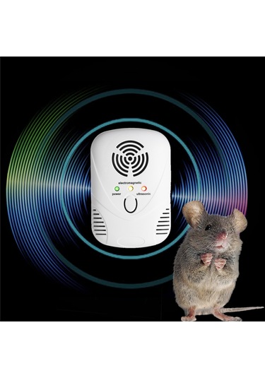 Symbee Evcil Hayvanlar İçin Güvenli Ev/ofis Kullanıma Uygun 200 M² Koruma Alanı Elektronik Sıçan Ve Haşere Kovucu - Avrupa Standartı Dc-9001b