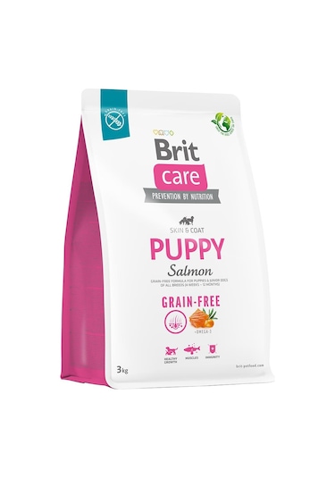 Brit Care Grain Free Puppy Tüm Irklar İçin Tahılsız Somonlu Yavru Köpek Maması 3 KG