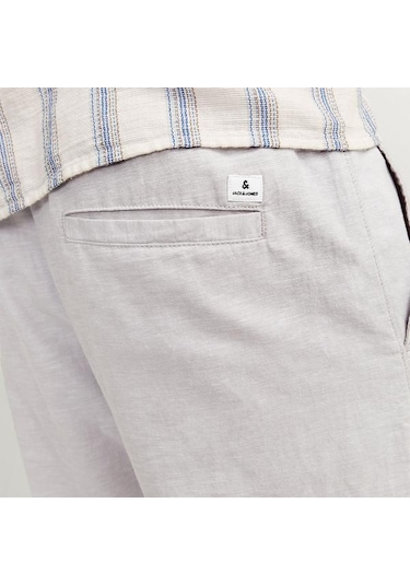 Jack&jones Jack Jones Pantolon Kane Summer Linen Blend Jogger Gri