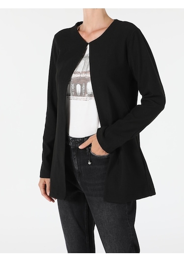 Colin's Regular Fit Siyah Kadın Ceket CL1055762_Q1.V2_BLK