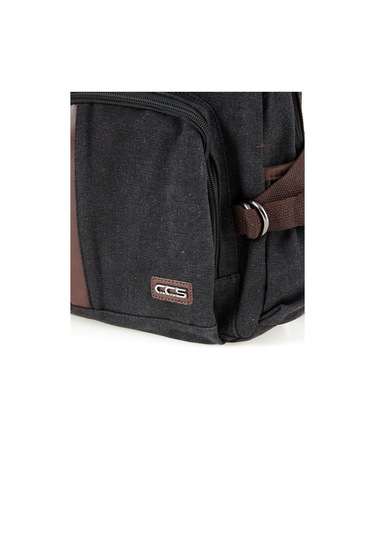 Ççs 51810 Kanvas Kumaş Sırt Çantası Siyah