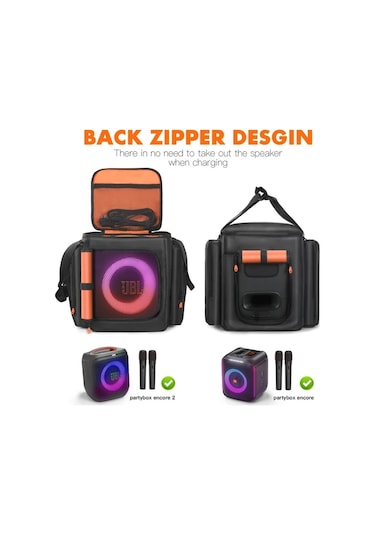 Elmpaly Jbl Partybox Encore Essention 2 1 Hoparlör Taşıma Çantası Siyah