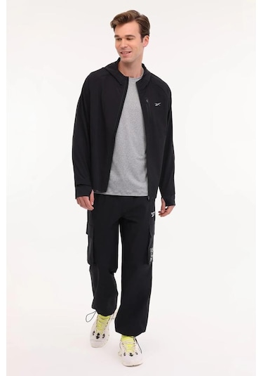 Reebok Erlıng Runnıng Jacket 102050498 Erkek Rüzgarlık Siyah S-xxl Siyah