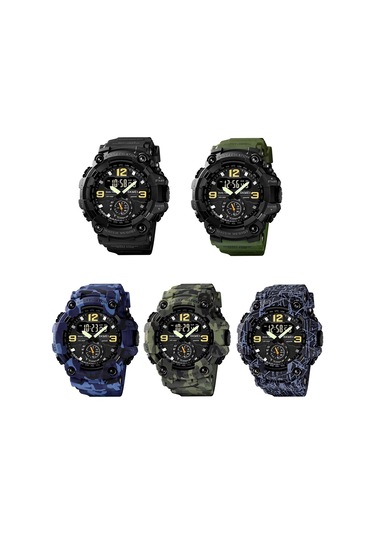 Sones Skmeı 9253 Erkek Kronometre Tarih Altı Pimli Paslanmaz Çelik Kayışlı Kuvars Saat Gümüş Siyah