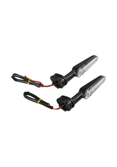 Maiyame Yamaha Mt07/mt09/mt10 İçin Siyah Abs Led Sinyal Lambası - Sarı Işık, 77g Hafif