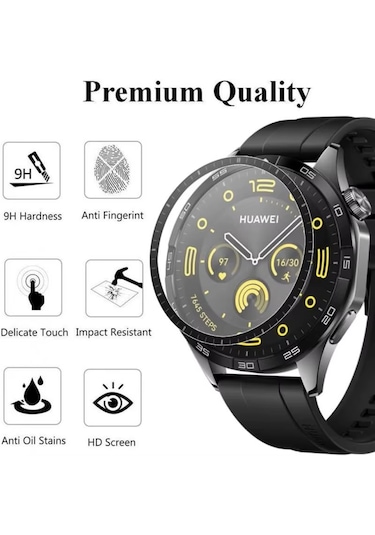 Huawei Watch Gt 6 Pro 46mm Uyumlu Tam Koruyan Ekran Koruyucu
