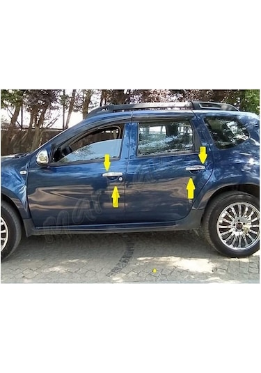 Db Chrome Dacia Duster Kapı Kolu Nikelajı 2010-2017 4 Kapı  P.Çeli
