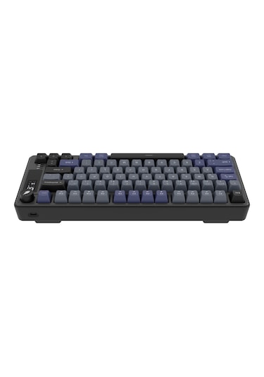 Hawk Gaming Hk255 Membrane Lcd Rgb Kablosuz/bluetooth Siyah Gri %75 Türkçe Gaming Klavye