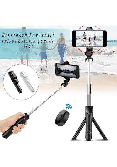 Else Nippon Bluetooth Kumandalı Tripod Selfie Çubuğu