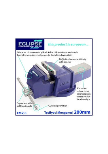 Eclipse Emv-8 Tesfiyeci Mengenesi 200 MM