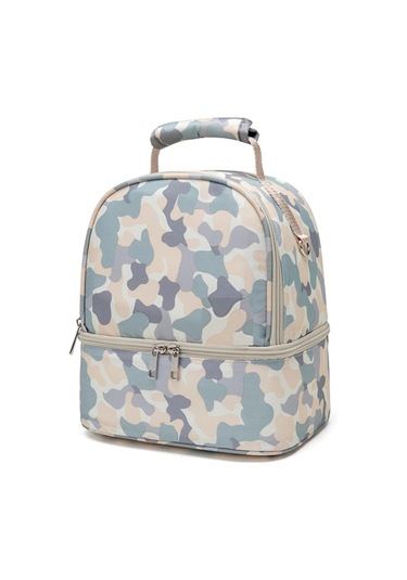 Dianziye Gri Anne Sütü Saklama Çantası - 3 Katlı Isı Yalıtımıyla Tazelik Sağlar, Tek/çift Omuz & El Taşıma Seçenekleri, Pratik Cep Tasarımı Gri