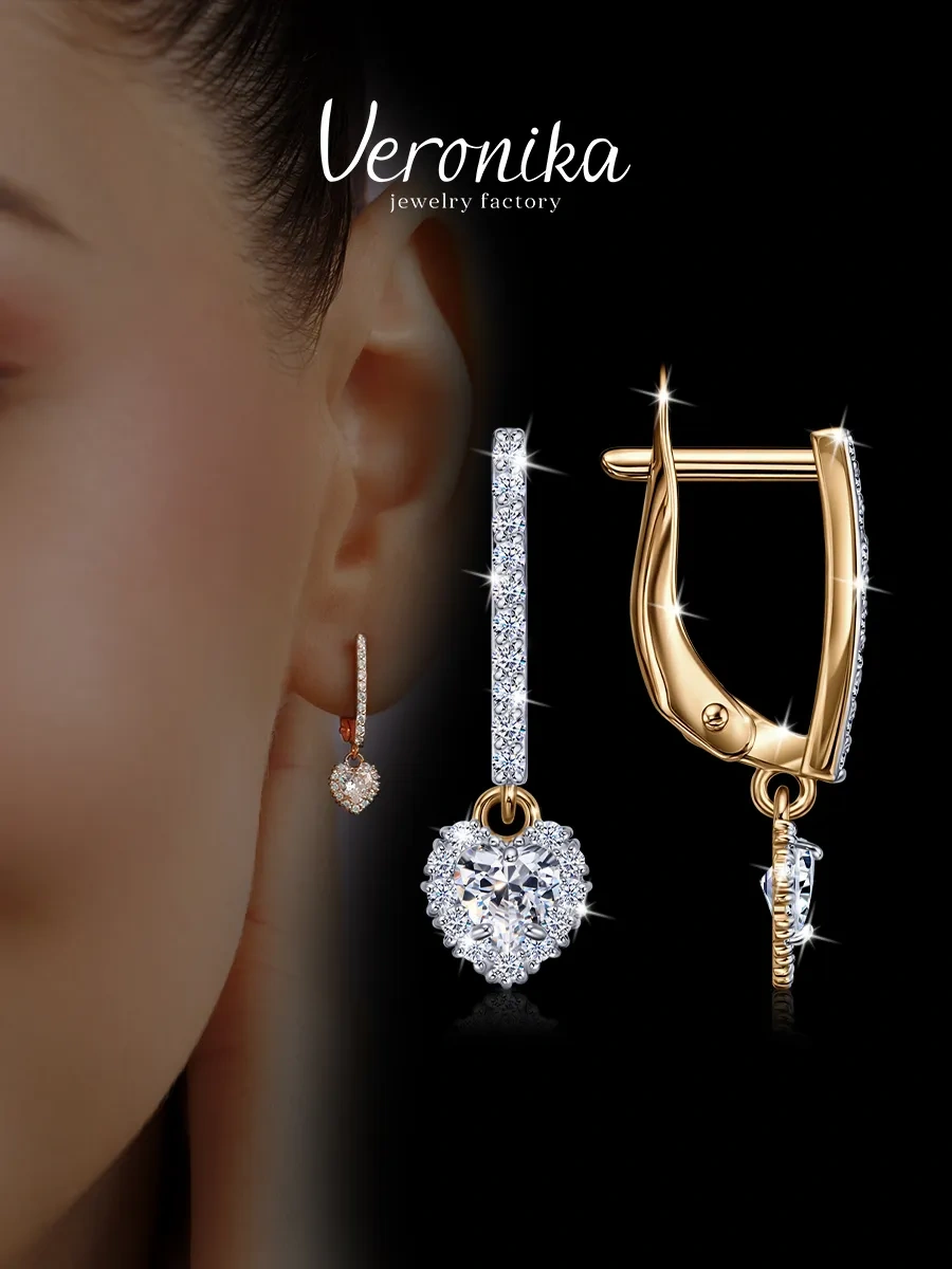 Veronika Jewelry Factory Küpe 925 439464156 Altın