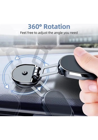 Hepu Hp-a32 Katlanır Mıknatıslı Araç İçi Telefon Tutucu