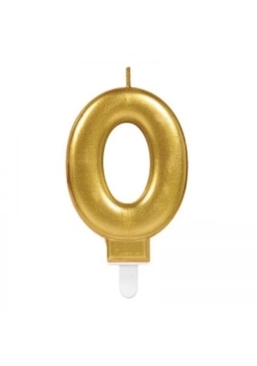 0 Rakam Mum Gold Renk Gold