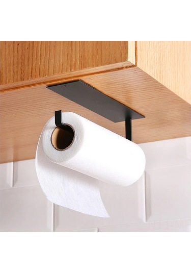 Monyee Magnetik Tualet Kağıdı Tutucu - Duvar Hasarı Yok, Çelik Yapı, Mutfak/banyo Kullanıma Uygun, Siyah Diğer