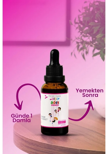 More Than Adek Kids Multivitamin Damla 2 x 30 ML