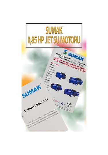 0,85 Hp 0,65 Kw Su Motoru 220 Volt 4,6 Amper
