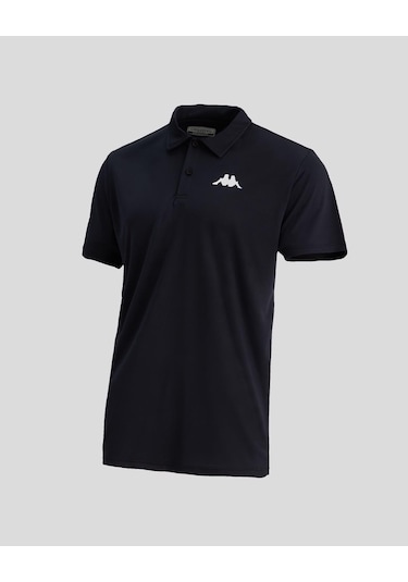 Kappa Kombat Poly Polo Erkek Siyah Regular Fit Polo Yaka Tişört 3