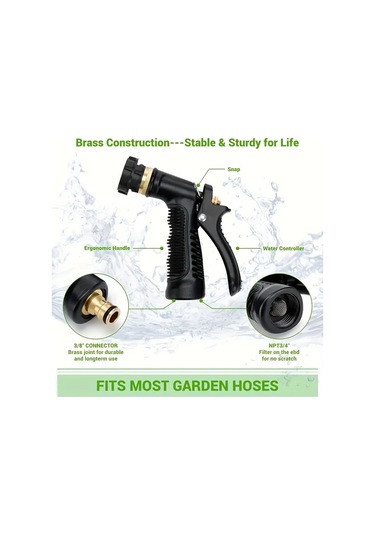 Xuweiwei Blue Promax Köpüklü Jet Nozzle Araba Yıkama Tabancası - Ayarlanabilir Menzil İle Kolay Lekesiz Temizlik