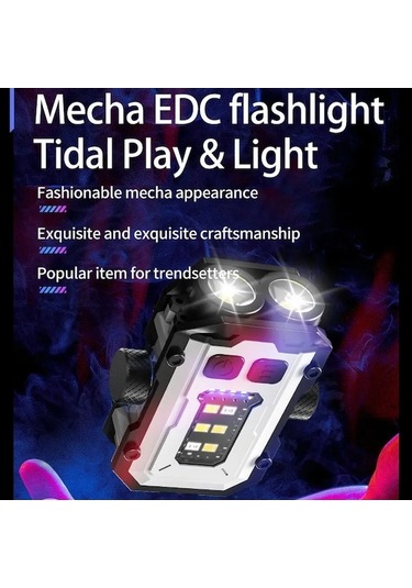 Novahub E-smarter Ysd01pro Mini Anahtarlık Işık, Beyaz, Jiroskop Alt Manyetik Kapak Klipsli Beyaz