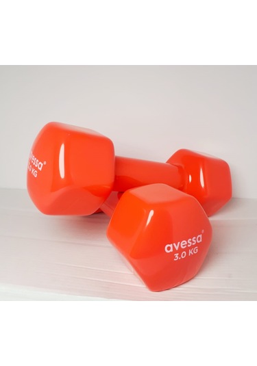 Avessa 3 Kg Vinil Dambıl Pvc 2 Adet