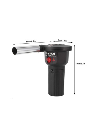 Barbekü Fan Air Blower, Barbekü Elektrikli Hava Blower, Barbekü Hava Üfleyici, Grill Becue Cam Piknik Yürüyüşü İçin Izgara Başlangıç