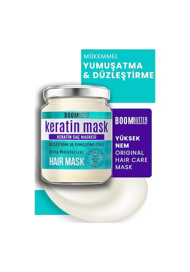 Boom Butter Onarıcı Keratin Saç Maskesi 190 ML