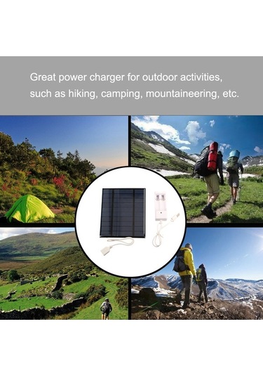 Besthome1 Taşınabilir 2.5w Güneş Şarj Cihazı - 5v Telefon Pil Şarjı