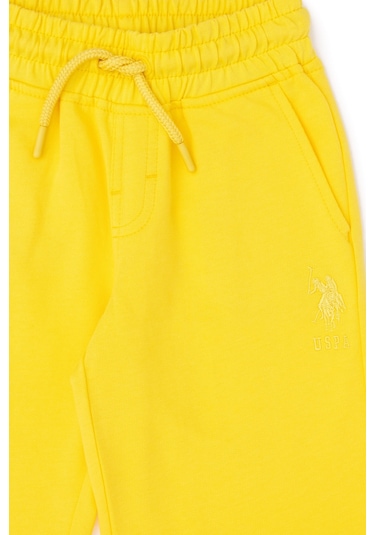 U.S. Polo Assn. Erkek Çocuk Sarı Örme Şort 50279633-VR044