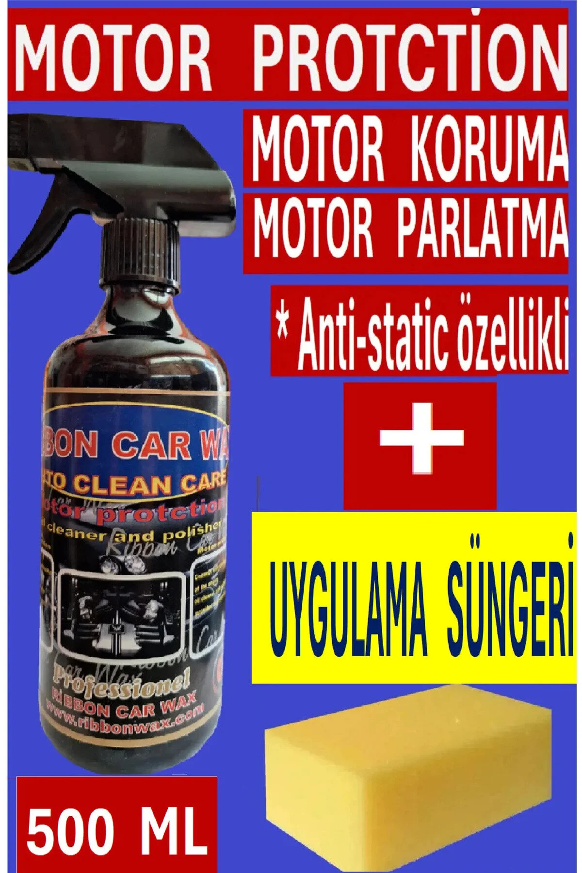 Motor Protoction Motor Koruyucu-parlatıcı 500 Ml + Uygulama Süngeri
