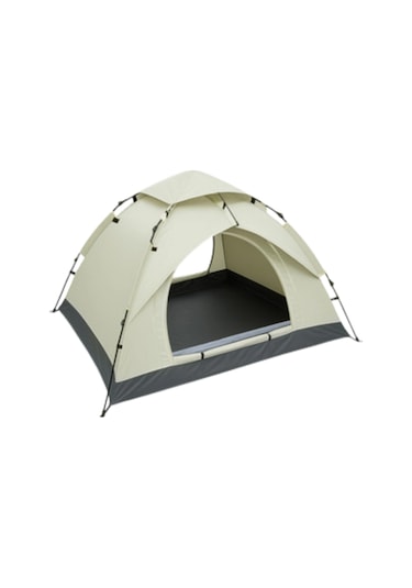 Çift Katmanlı Kamp Çadırı Otomatik Kurulum Suya Dayanıklı Outdoor Çadır Açık Lacivert