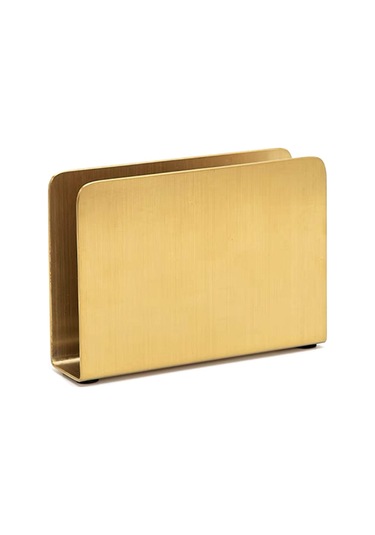 Xindoker Altın Renkli Paslanmaz Çelik Masaüstü Peçete Tutucu, Mutfak Ve Yemek Masası İçin Bağımsız Peçete Dağıtıcı Altın