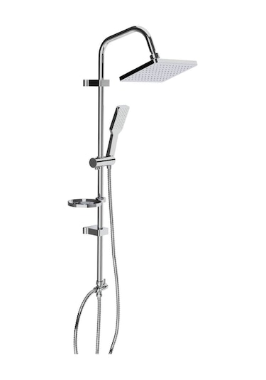 Creavit SH630 Tepe Duş Sistemi Kendinden Temizleyicili (Kare) Krom