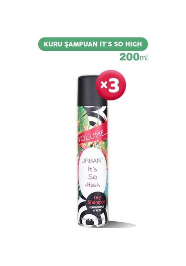 Urban Care Kuru Şampuan It's So High 200 Ml X 3