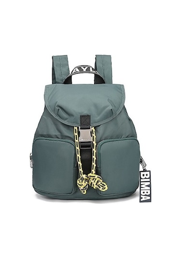 Khalid Bain Kadınlar Için Su Geçirmez Ipli Sırt Çantası G2db8k Açık Yeşil