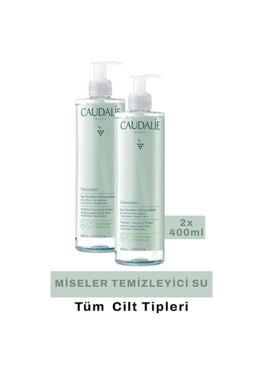 Caudalie Vinoclean Micellar Cleansing Water 400 Ml 2 Adet