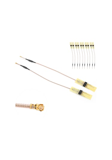 Yaleker 10 Adet 2.4g/5g Ipx Anten, Mini Pcı-e Wifi Bluetooth Dahili Anten, 17cm Uzunluk, Basit Kurulum, Plug & Play, Kaliteli Performans