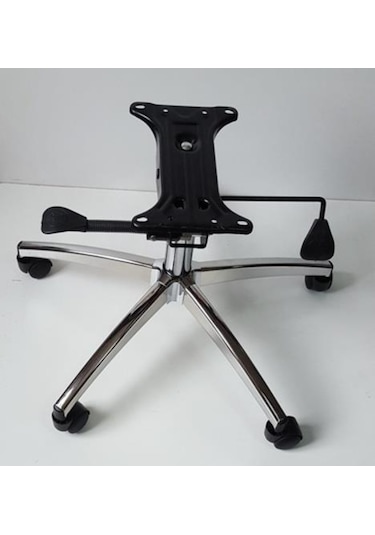 Kamusalmarket Makam Koltuğu Krom Yıldız Ayağı Çift Kollu Mekanizma 100 Lük Kro