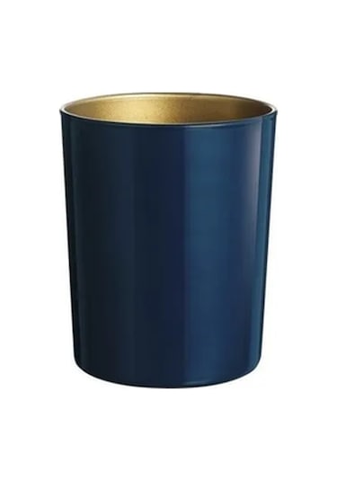 Orme Gold - Lacivert Tealight Mumluk 300ml 10 Cm