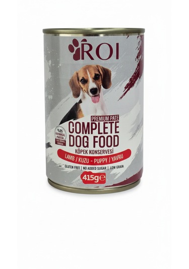 Yavru Köpek Kuzu Konservesi 12 Adet X 400 Gr.