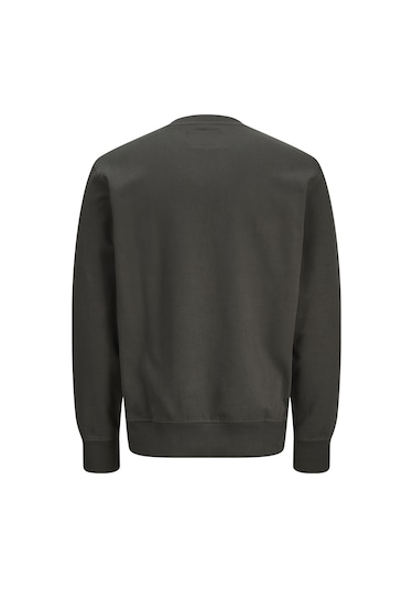 Erkek Gögüs Logo Baskili Sweatshirt - Blachad - 12261386 Peat