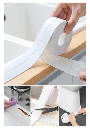 Duş Lavabo Küvet Tezgah 3,2 M Su Sızdırmaz Geçirmez Yalıtım Bant